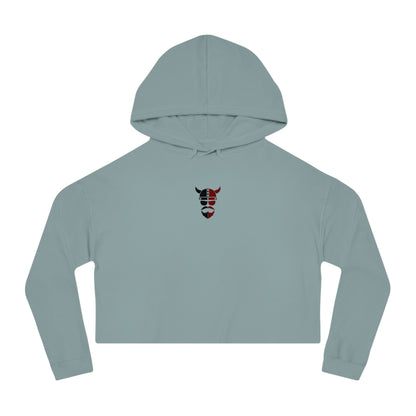 ZV Red Label Women’s Crop Hoodie - THE ZEN VIKING