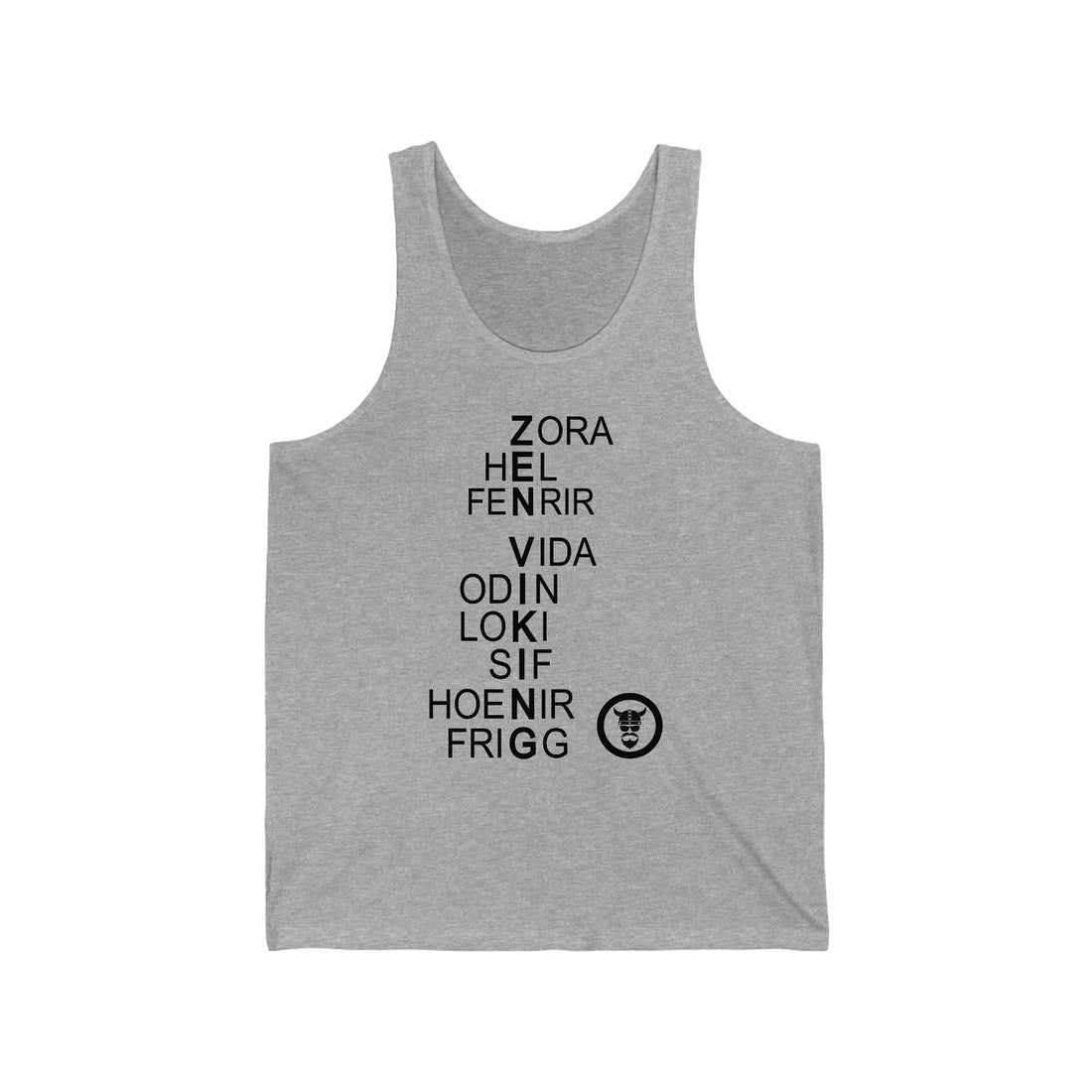 Tank Top Puzzled Gods - THE ZEN VIKING