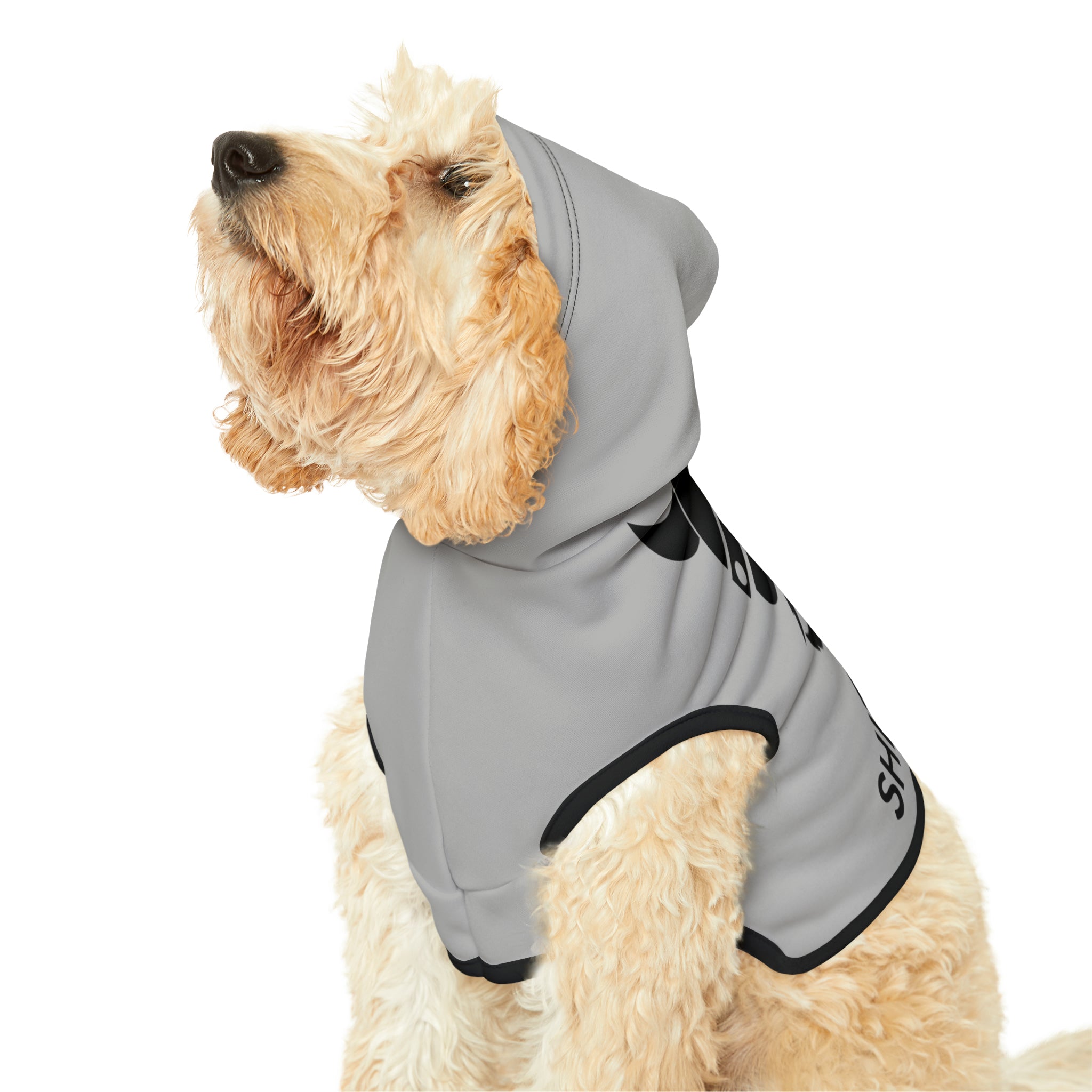 ZV Light Grey Shit Ninja’s Dog Hoodie - THE ZEN VIKING