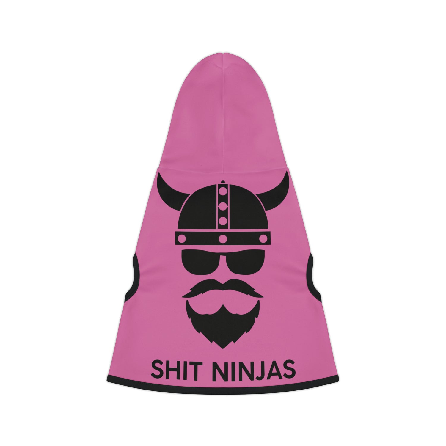 ZV pink Shit Ninja’s Dog Hoodie - THE ZEN VIKING