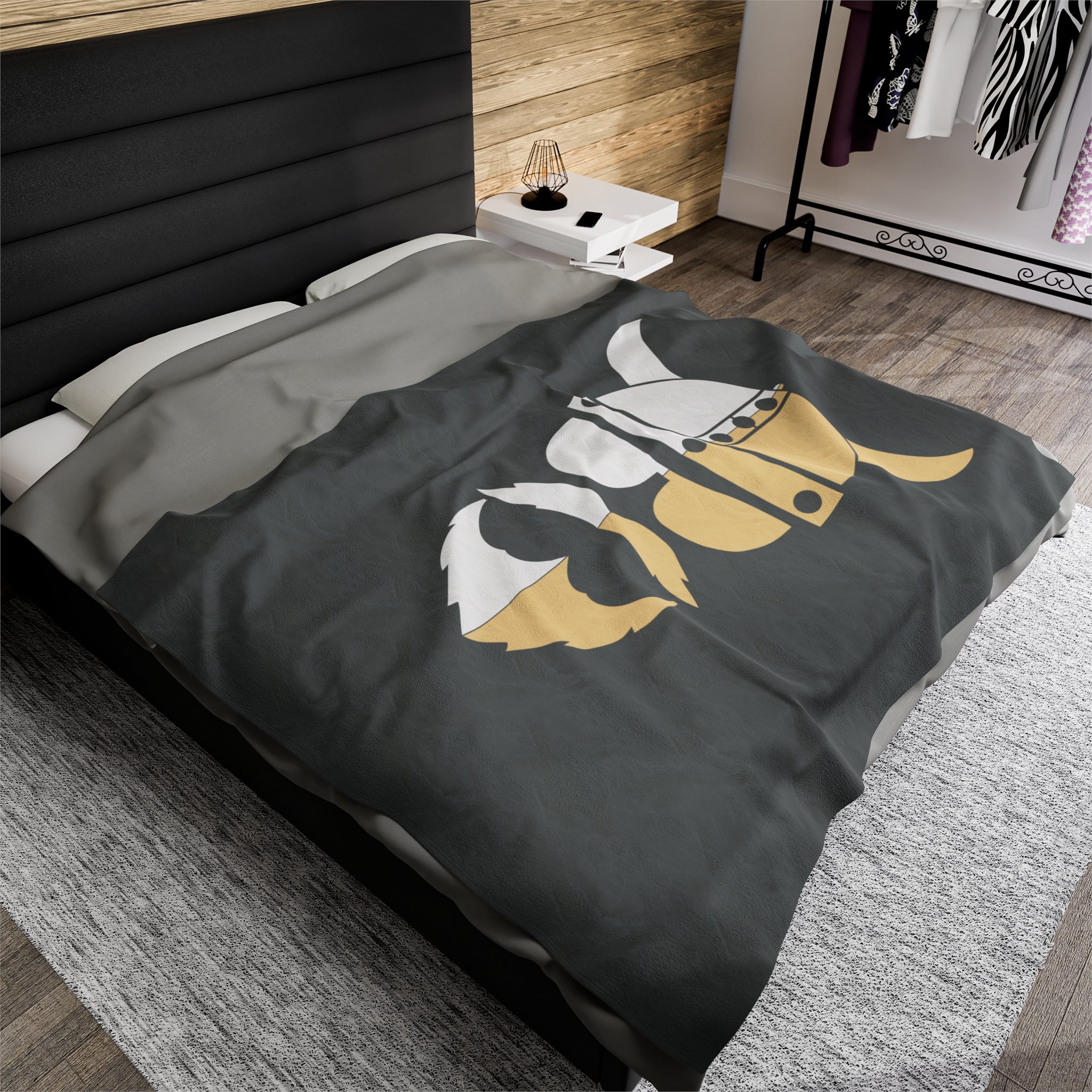 ZV Gold Extra Soft Velveteen Plush Blanket - THE ZEN VIKING