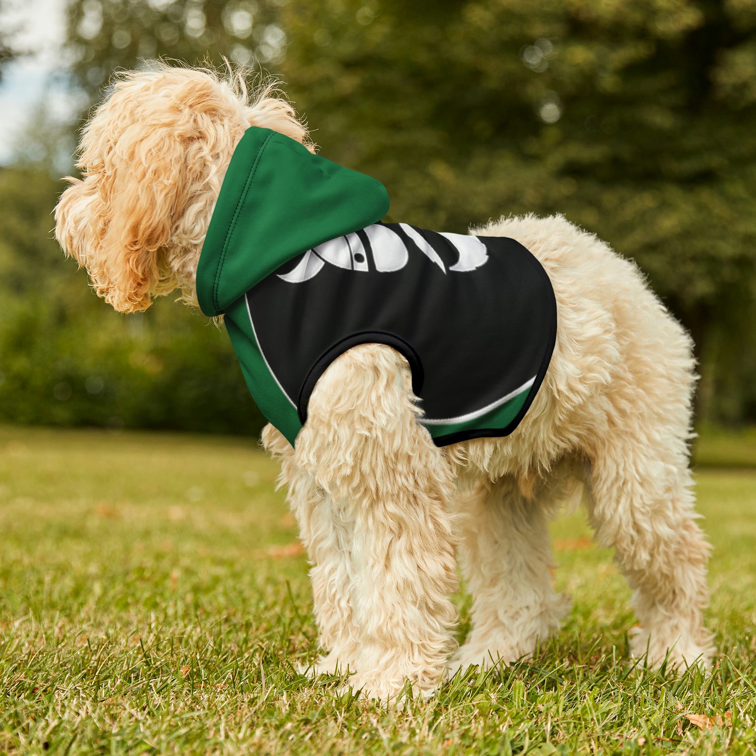 ZV Black Label Forest Green Dog Hoodie - THE ZEN VIKING