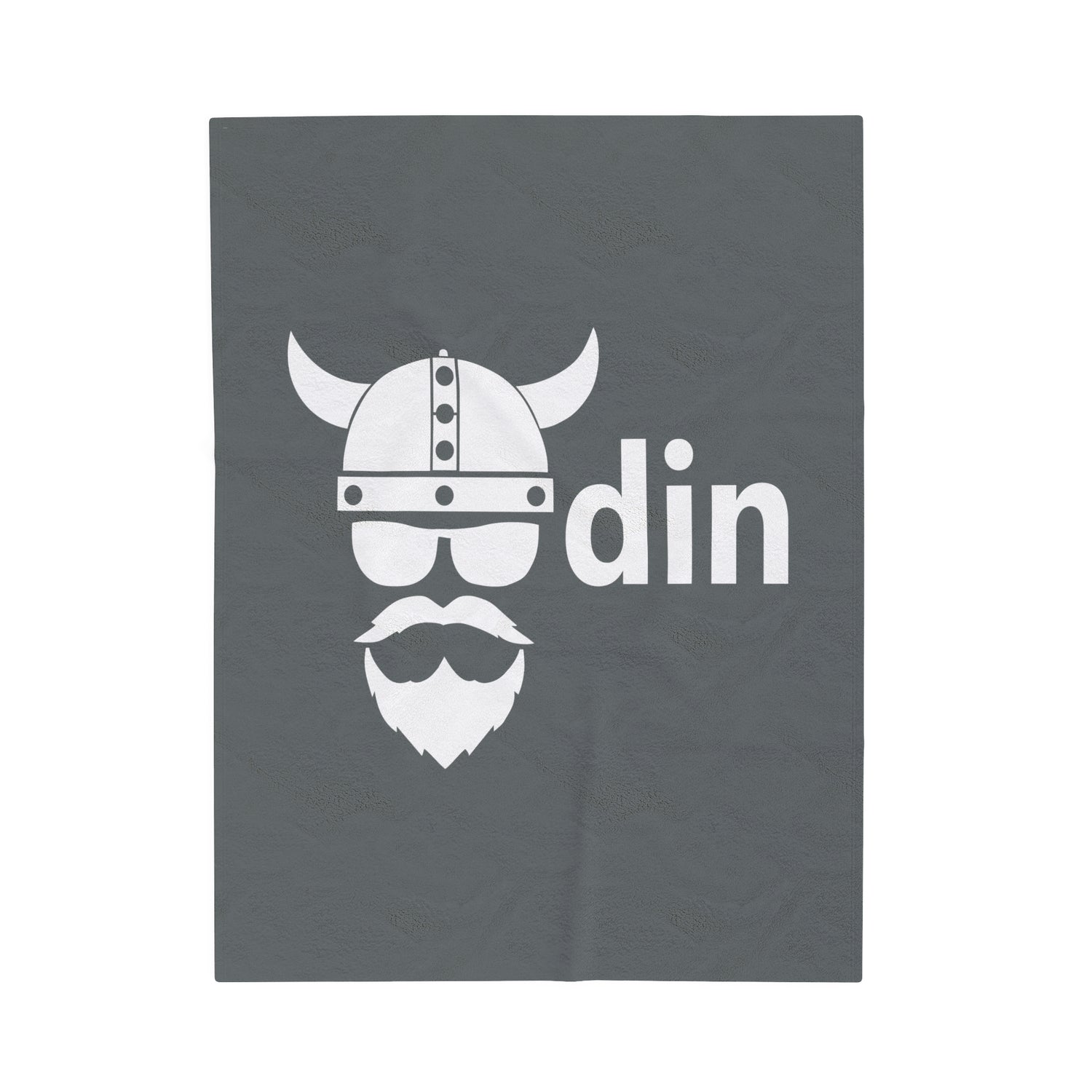 ZV Odin White Extra Soft Velveteen Plush Blanket - THE ZEN VIKING