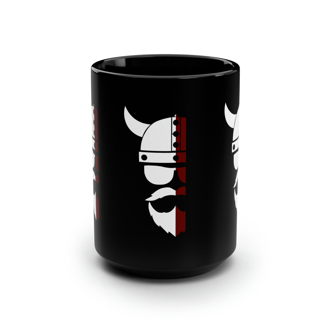 ZV White Face Black Mug, 15oz - THE ZEN VIKING