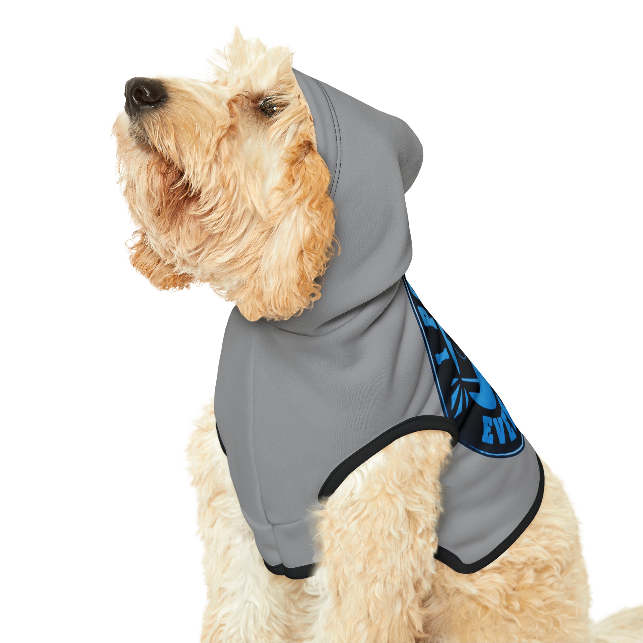 ZV Blue Grey Dog Hoodie - THE ZEN VIKING