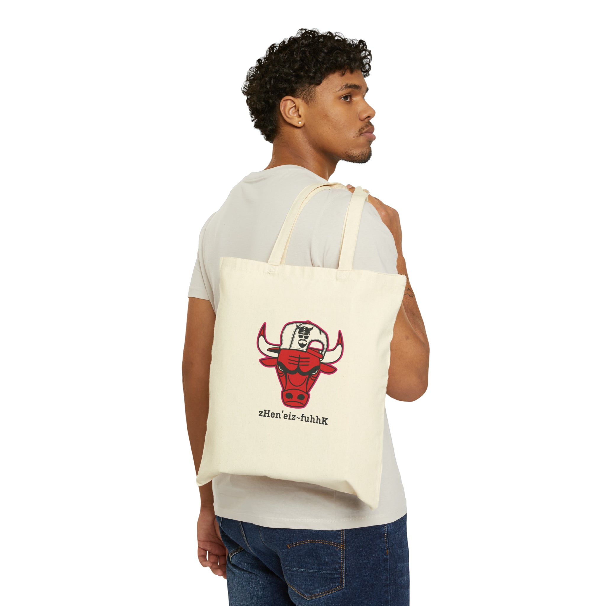 Chicago Bulls Cotton Canvas Tote Bag