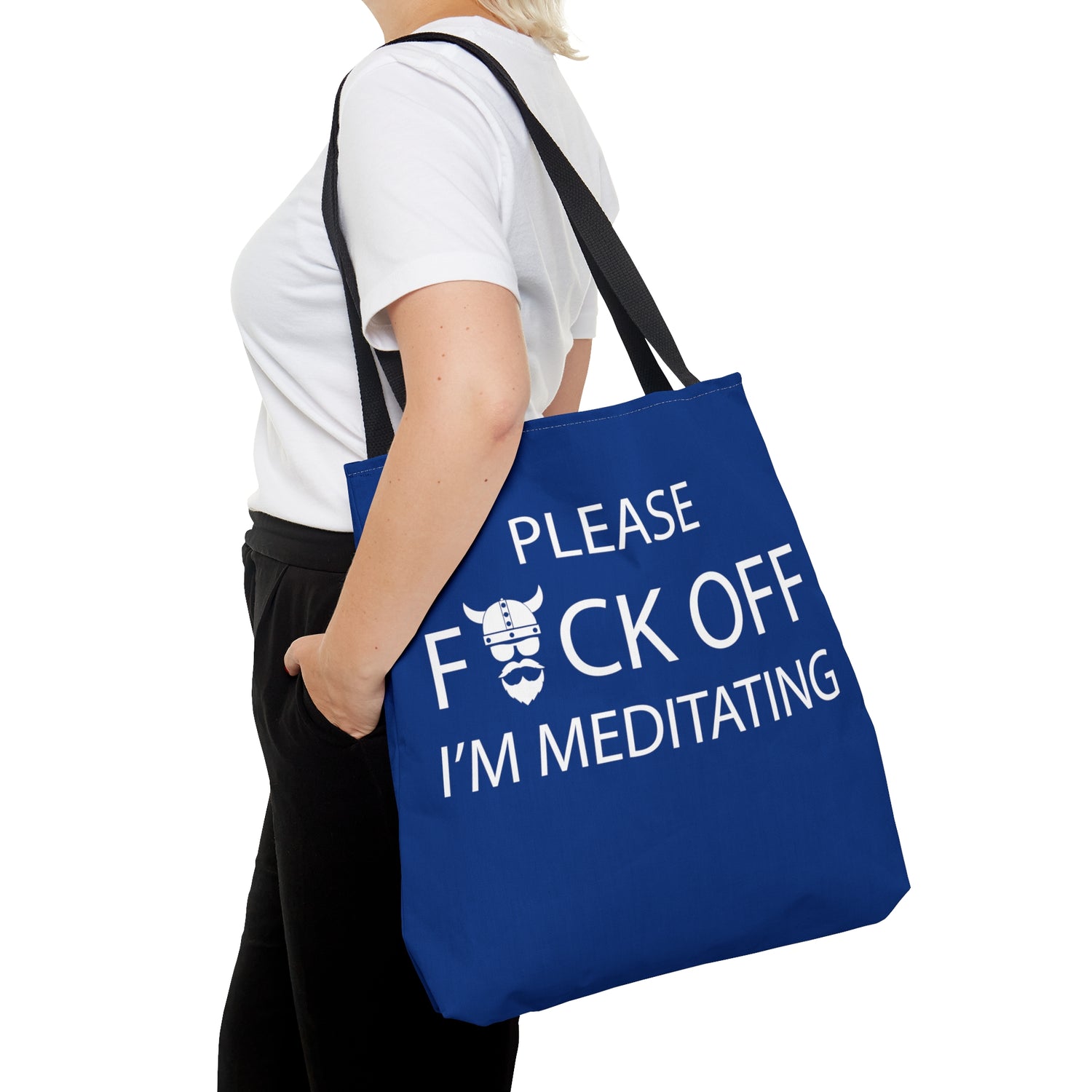 im meditating Loki Tote