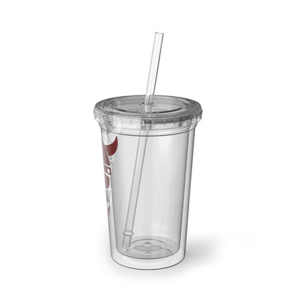 ZV Two Red Suave Acrylic Cup - THE ZEN VIKING