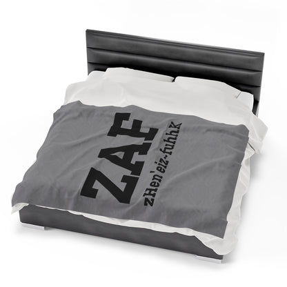 ZV ZAF Extra Soft Velveteen Plush Blanket - THE ZEN VIKING