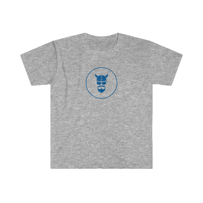 ZV Blue Stamp Softstyle T-Shirt - THE ZEN VIKING