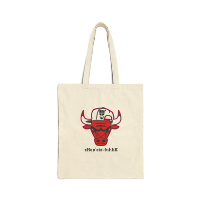 Chicago Bulls Cotton Canvas Tote Bag