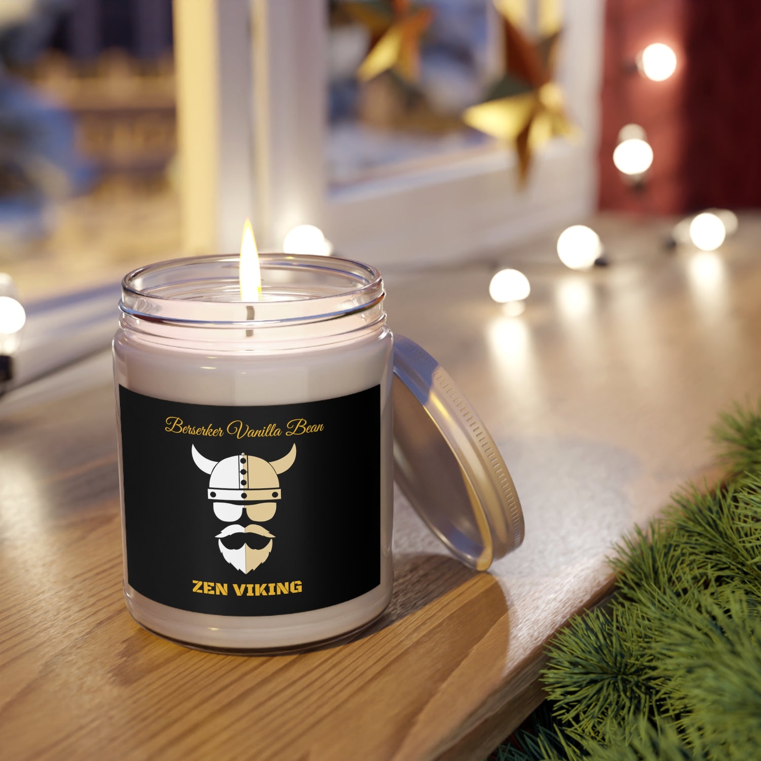 Berserker Vanilla Bean Candle, 9oz - THE ZEN VIKING