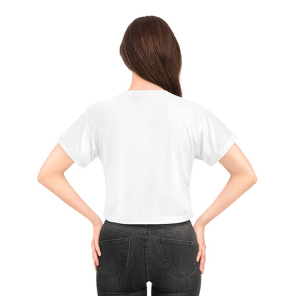 ZV Be More White Crop Top - THE ZEN VIKING