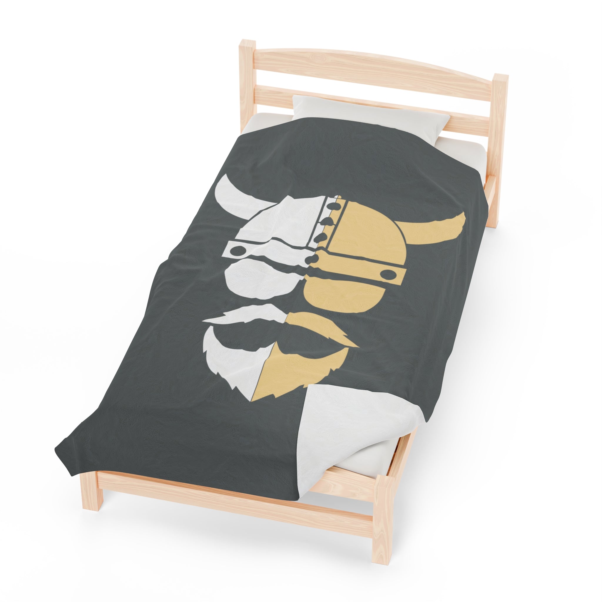 ZV Gold Extra Soft Velveteen Plush Blanket - THE ZEN VIKING