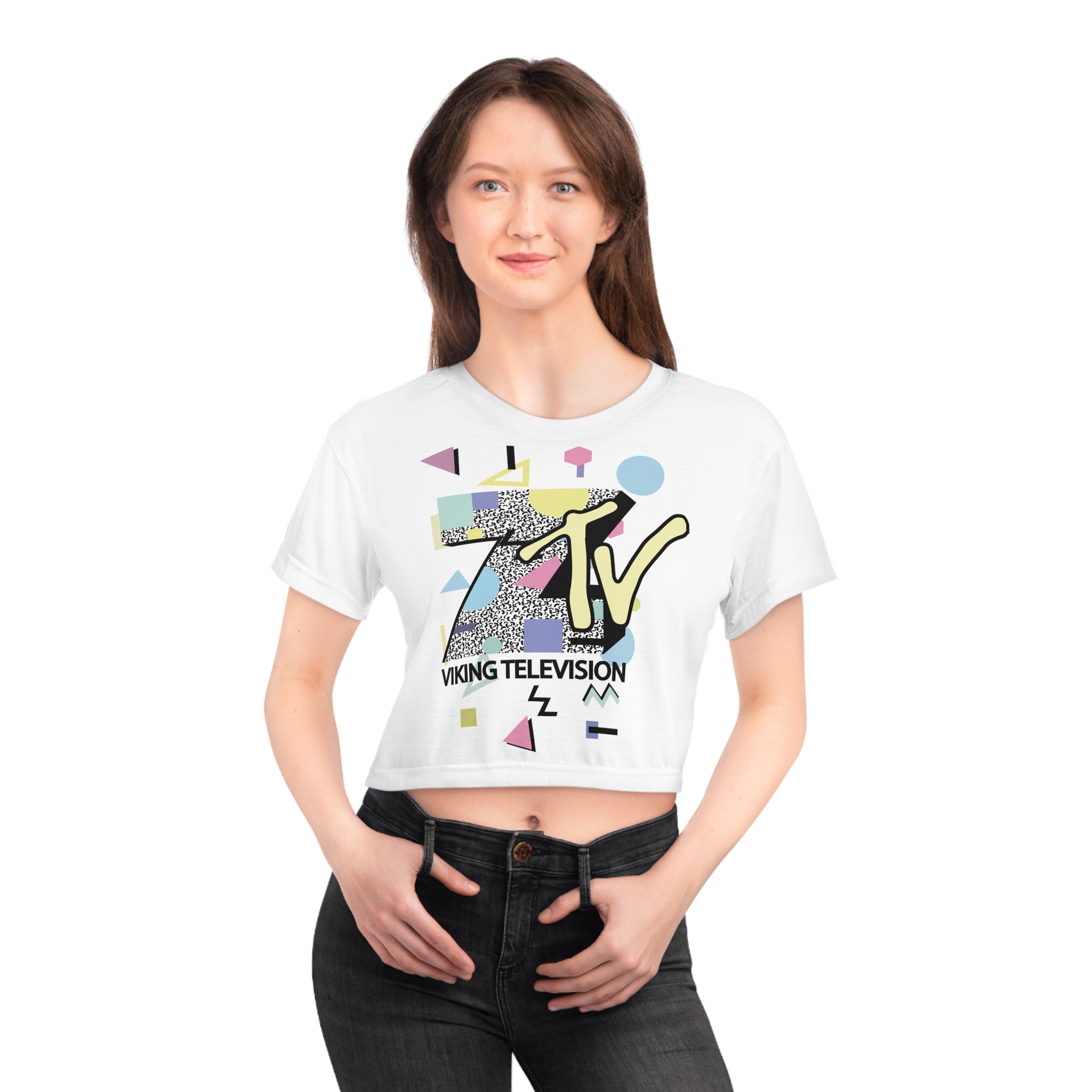 ZV Viking TV Crop Top - THE ZEN VIKING