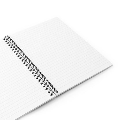 ZV Grey Spiral Notebook - Ruled Line - THE ZEN VIKING