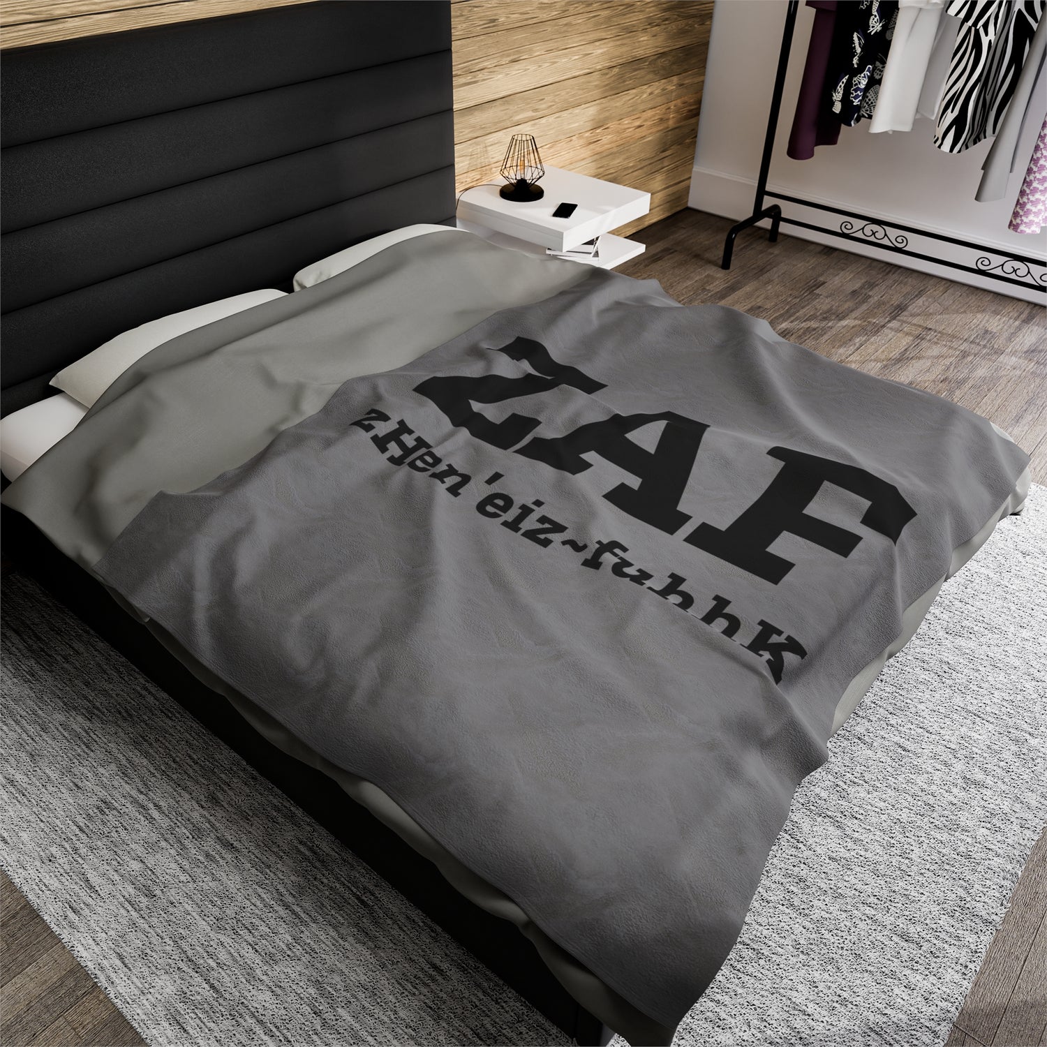 ZV ZAF Extra Soft Velveteen Plush Blanket - THE ZEN VIKING