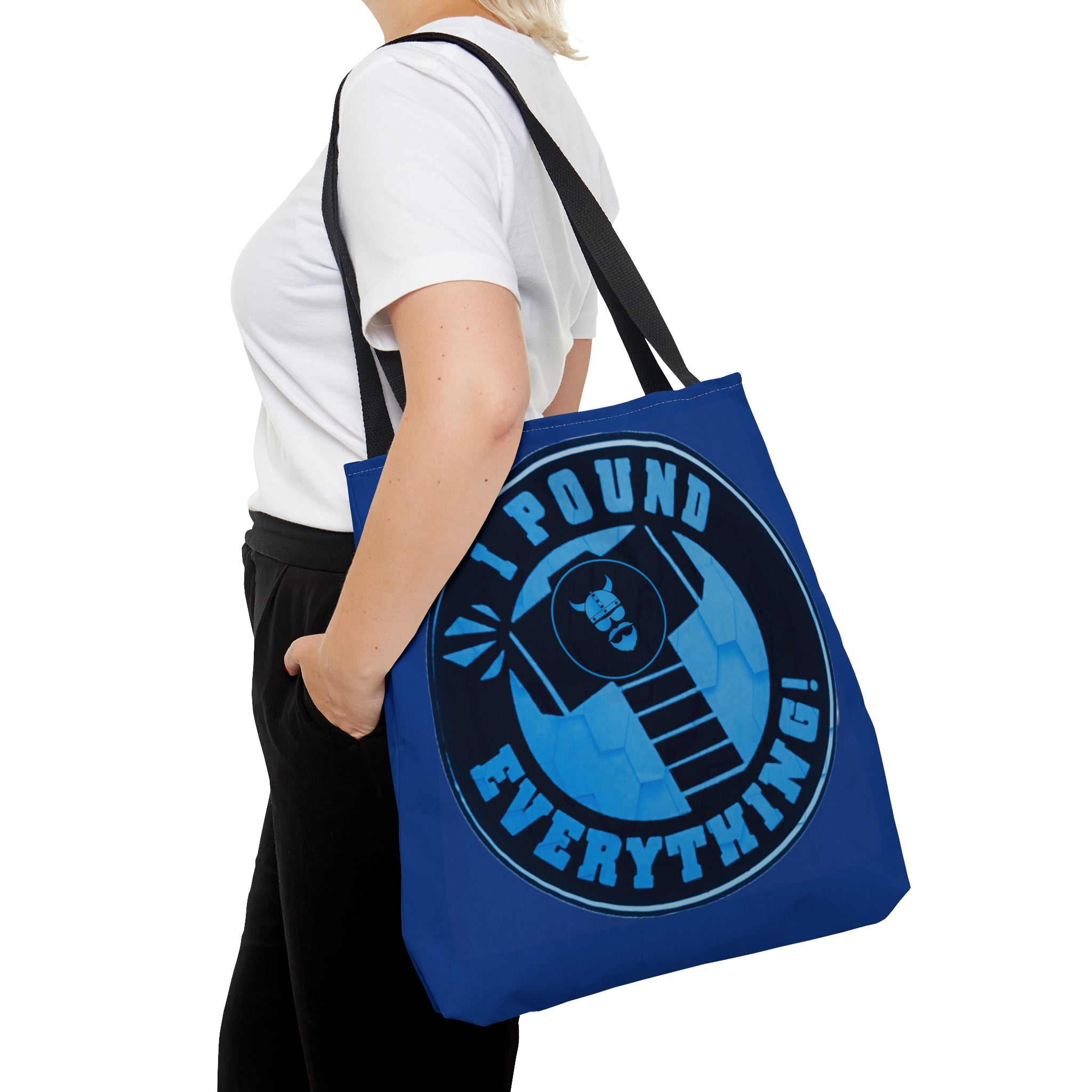 ZV Blue Pound Tote Bag - THE ZEN VIKING