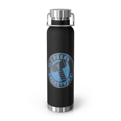 ZV Pound Copper Vacuum Insulated Bottle, 22oz - THE ZEN VIKING