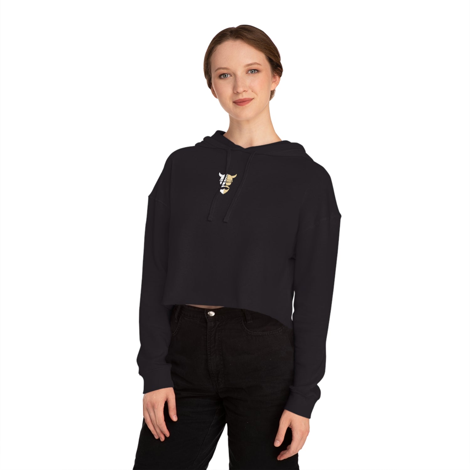 ZV Gold Label Women’s Crop Hoodie - THE ZEN VIKING