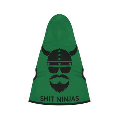 ZV Forest Green Shit Ninja’s Dog Hoodie - THE ZEN VIKING