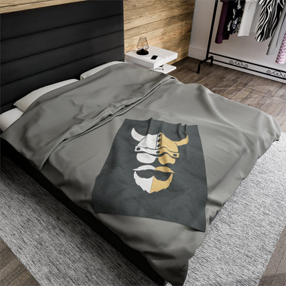 ZV Gold Extra Soft Velveteen Plush Blanket - THE ZEN VIKING