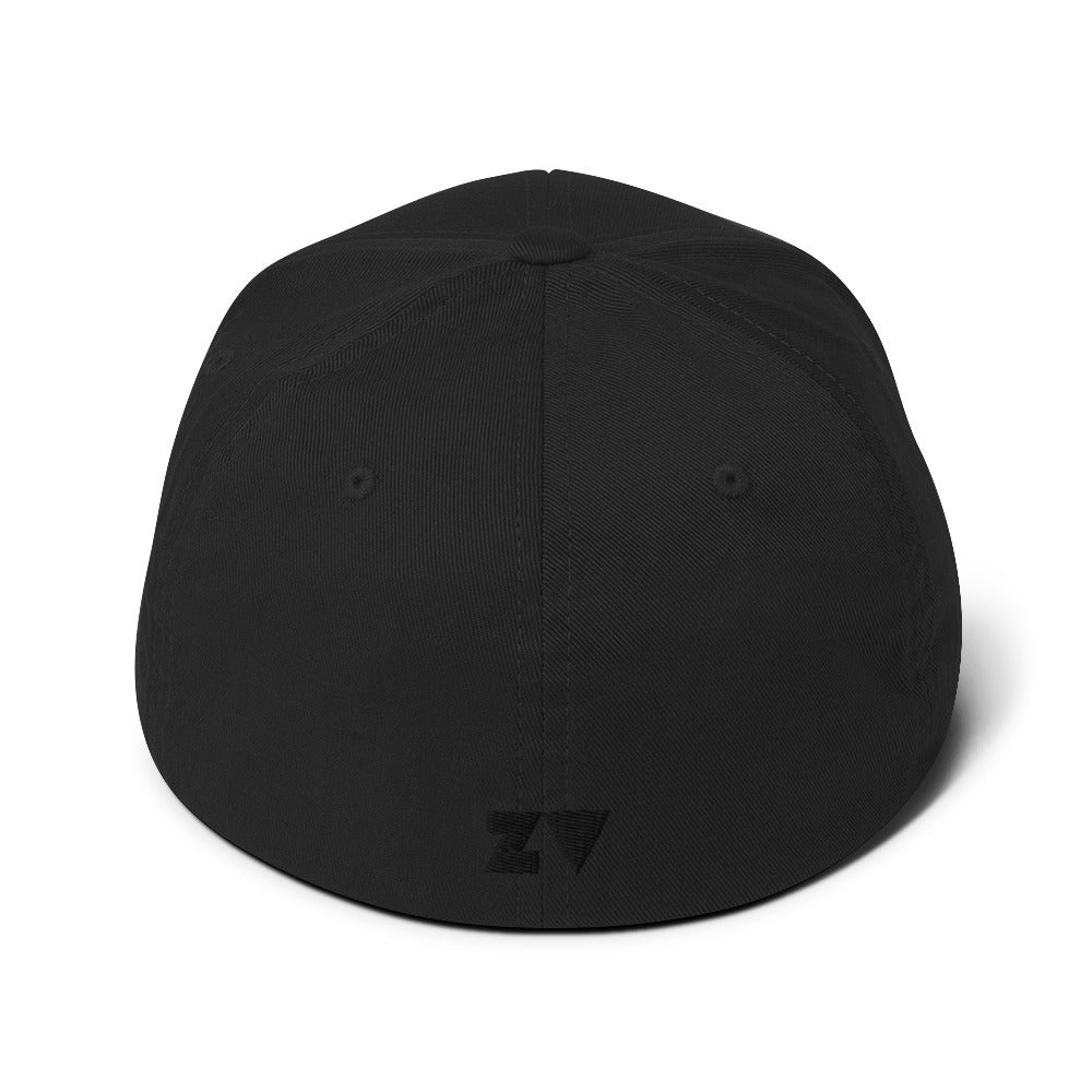 ZV BLACKOUT Flex-Fit Structured Hat - THE ZEN VIKING