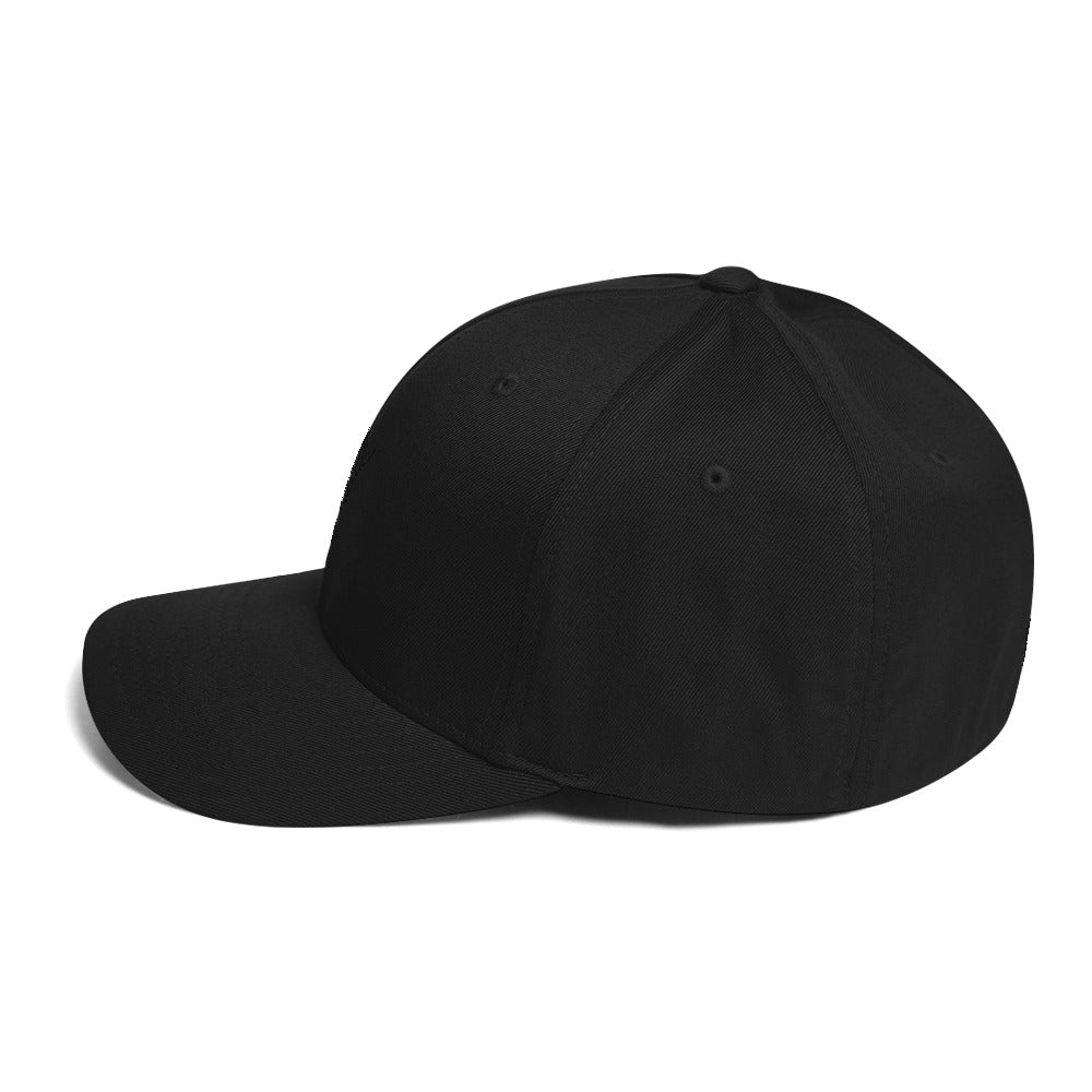 ZV BLACKOUT Flex-Fit Structured Hat - THE ZEN VIKING