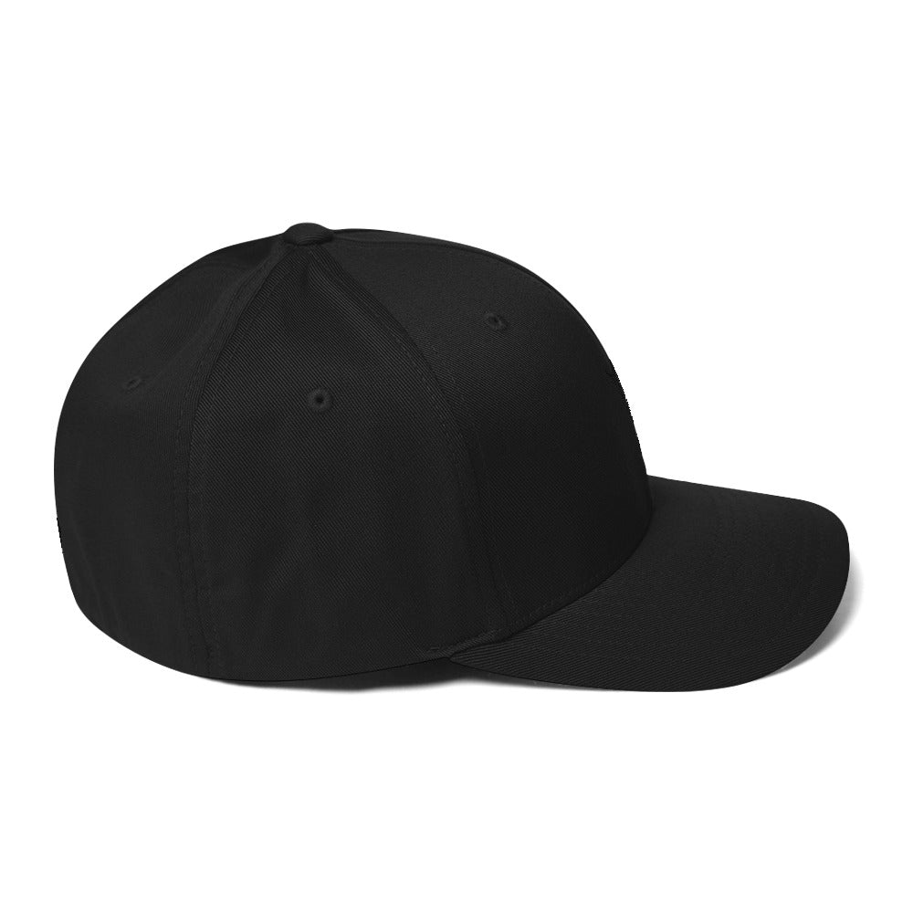 ZV BLACKOUT Flex-Fit Structured Hat - THE ZEN VIKING