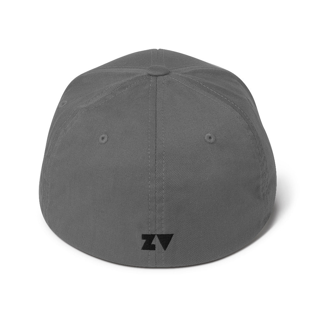 ZV Harvey Fade Flex-Fit Structured Hat - THE ZEN VIKING