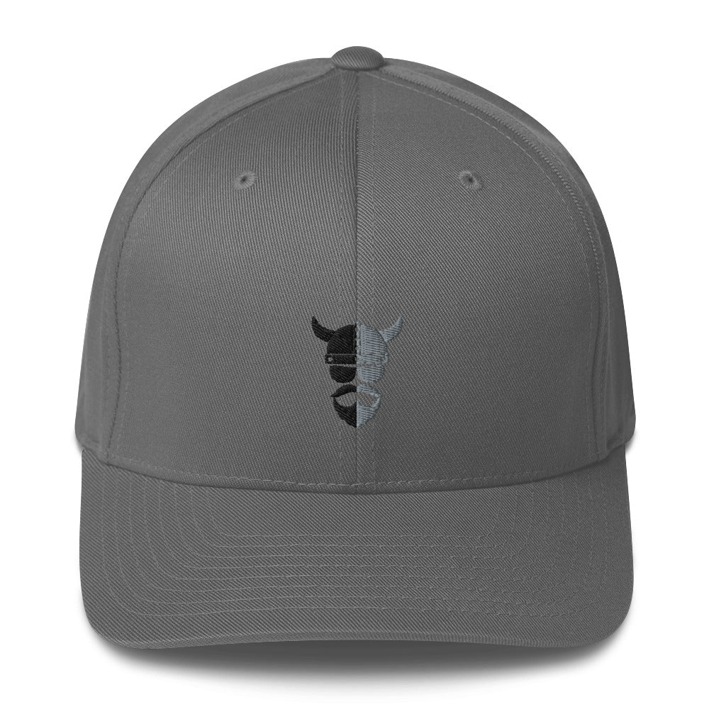 ZV Harvey Fade Flex-Fit Structured Hat - THE ZEN VIKING