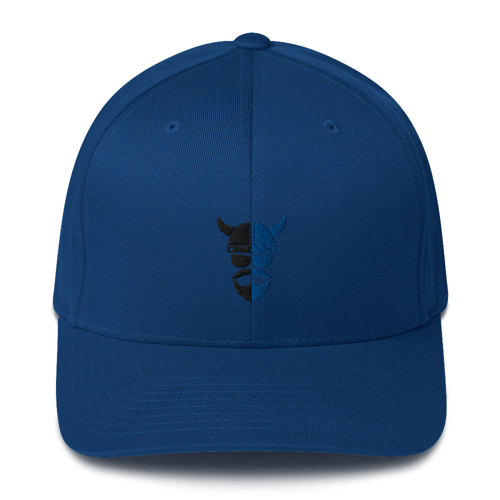 ZV Blue Flex-Fit Structured Hat - THE ZEN VIKING
