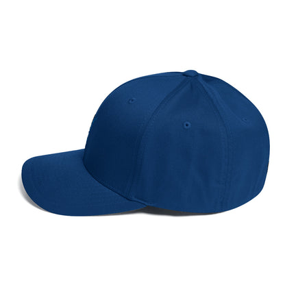 ZV Blue Flex-Fit Structured Hat - THE ZEN VIKING