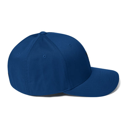 ZV Blue Flex-Fit Structured Hat - THE ZEN VIKING