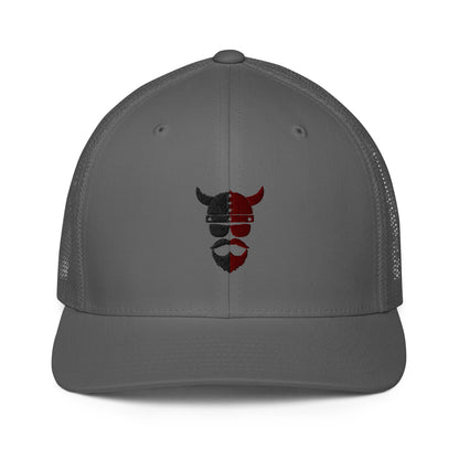 ZV Charcoal Flex-Fit Trucker Hat - THE ZEN VIKING