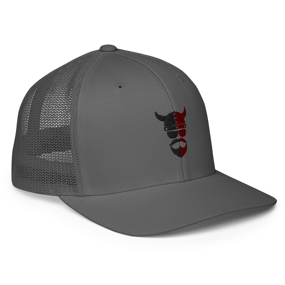 ZV Charcoal Flex-Fit Trucker Hat - THE ZEN VIKING