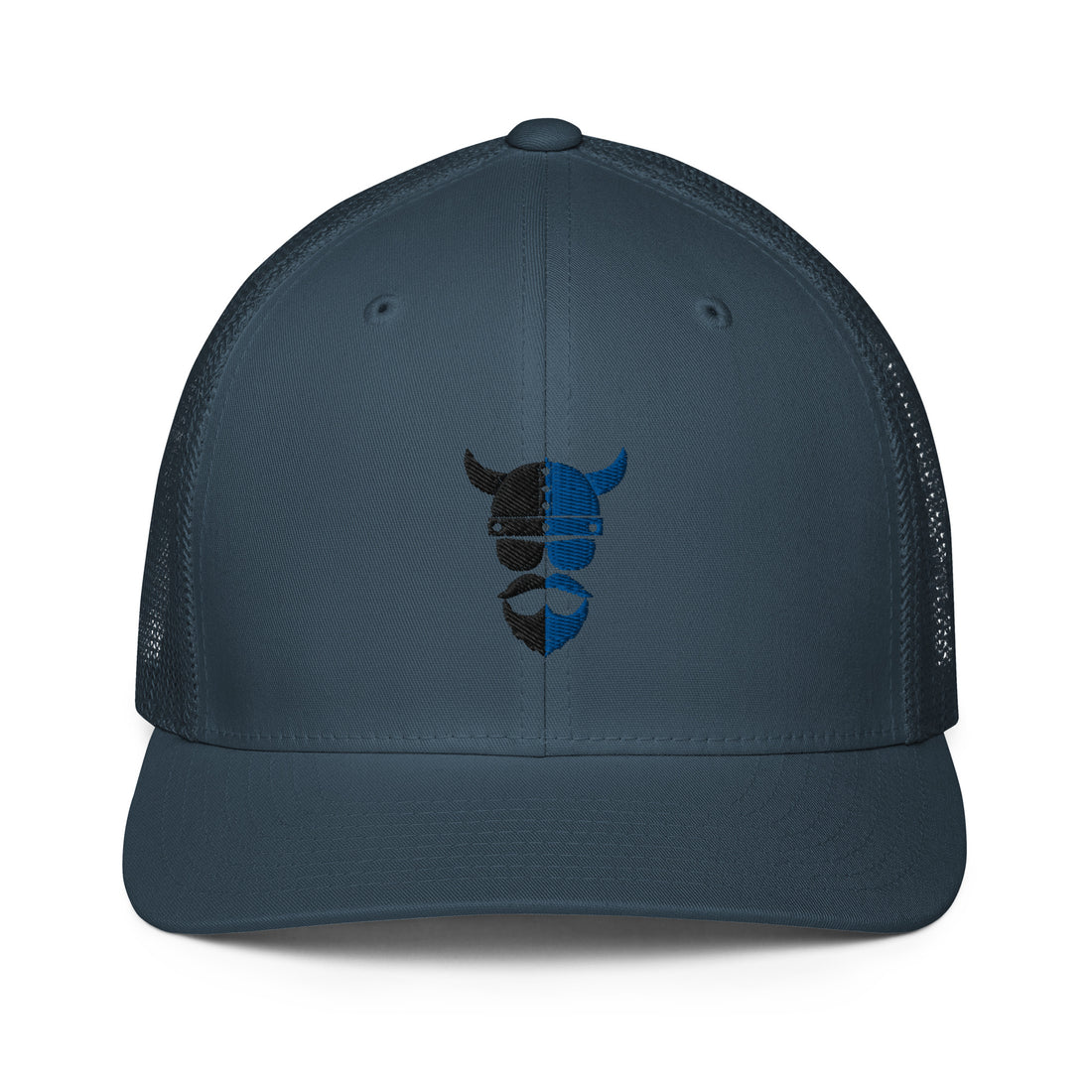 ZV Blue Flex-Fit Trucker Hat - THE ZEN VIKING