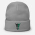 ZV Harvey Green Embroidered Beanie - THE ZEN VIKING