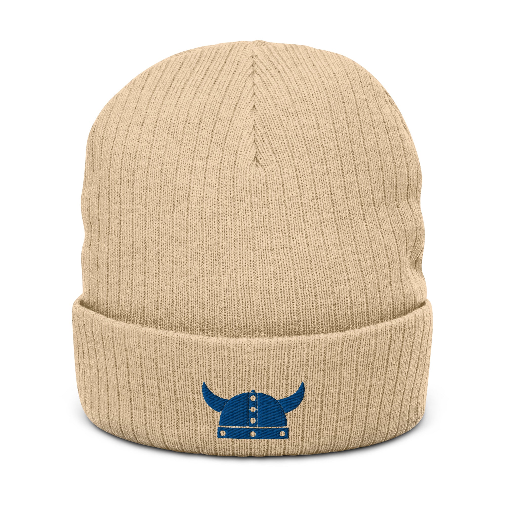 ZV Blue Helm knit beanie - THE ZEN VIKING