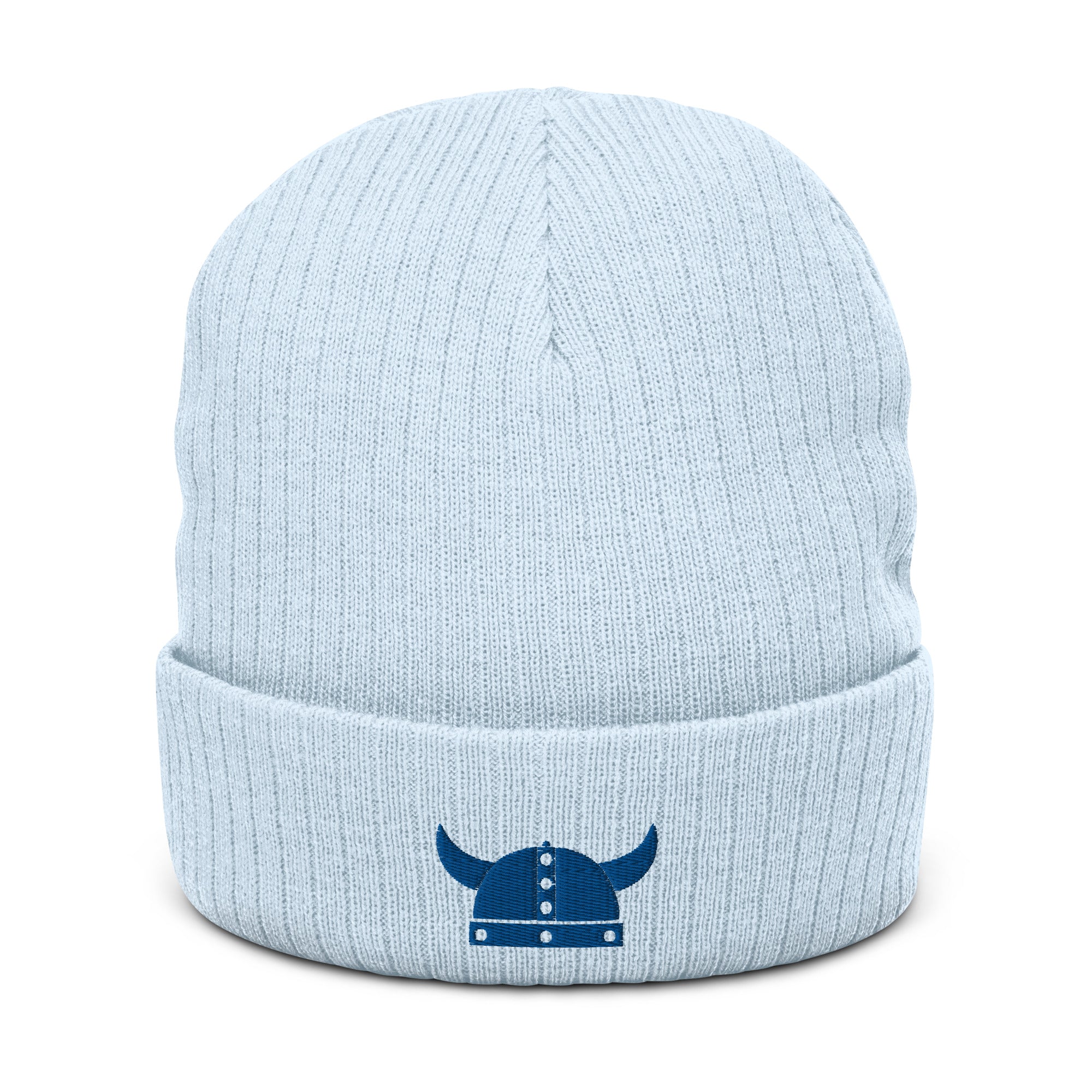 ZV Blue Helm knit beanie - THE ZEN VIKING