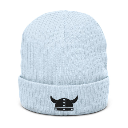 ZV Black Helm knit beanie - THE ZEN VIKING