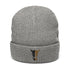 ZV Harvey Gold Ribbed knit beanie - THE ZEN VIKING