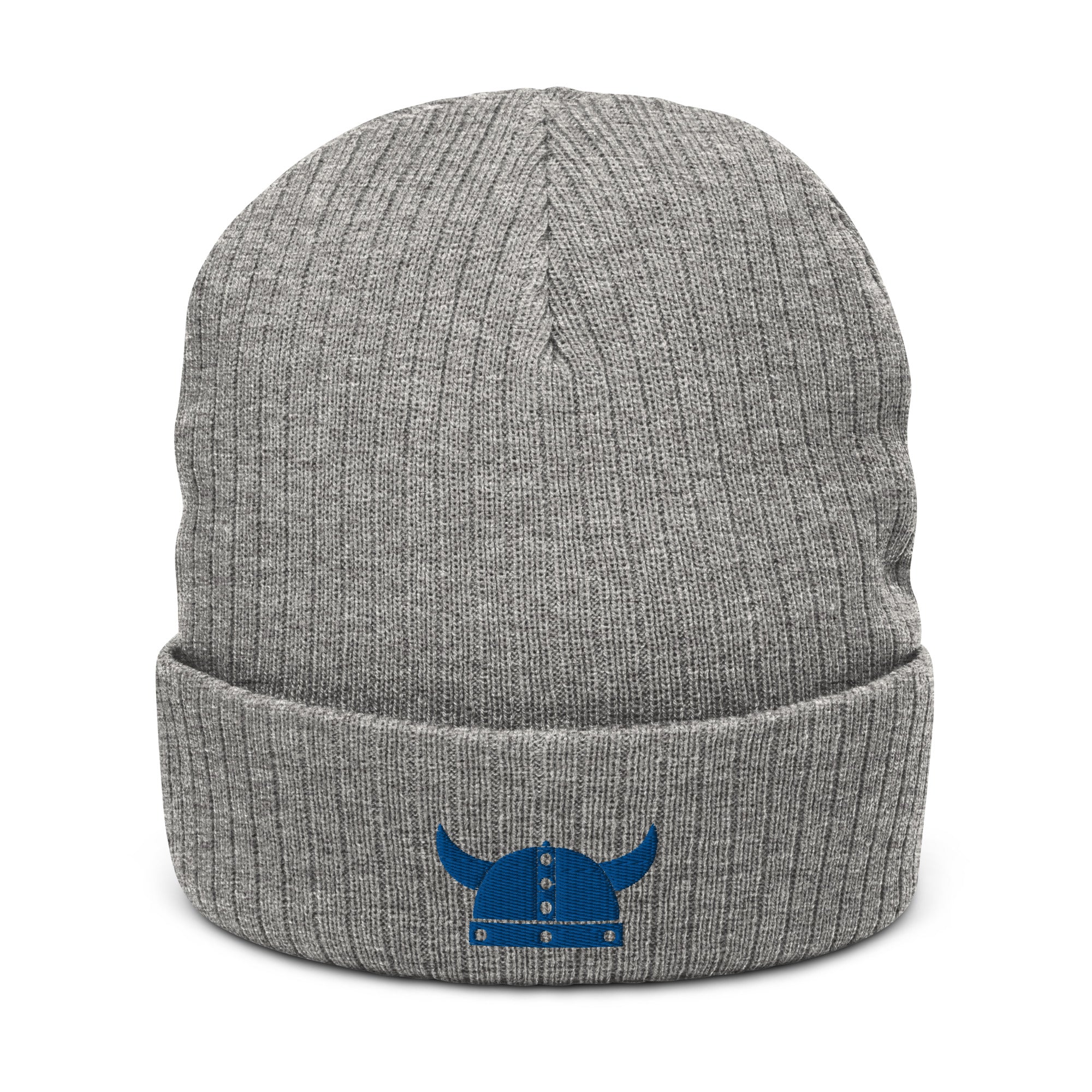 ZV Blue Helm knit beanie - THE ZEN VIKING