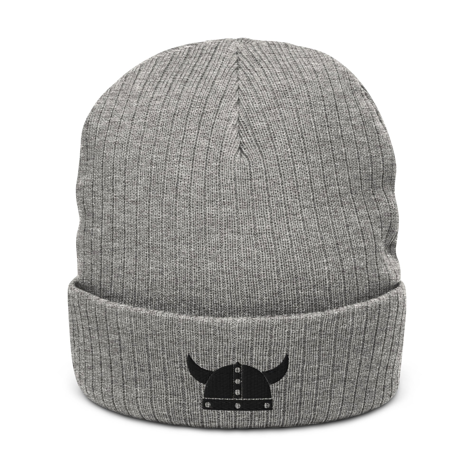 ZV Black Helm knit beanie - THE ZEN VIKING