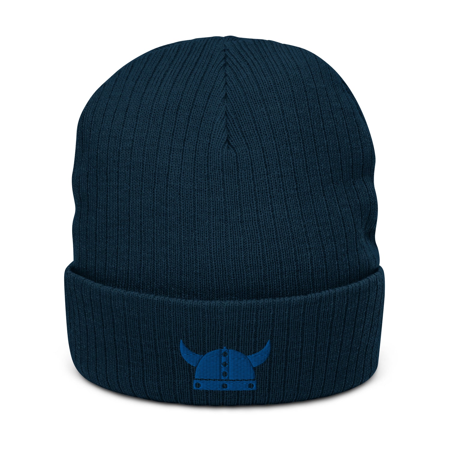 ZV Blue Helm knit beanie - THE ZEN VIKING