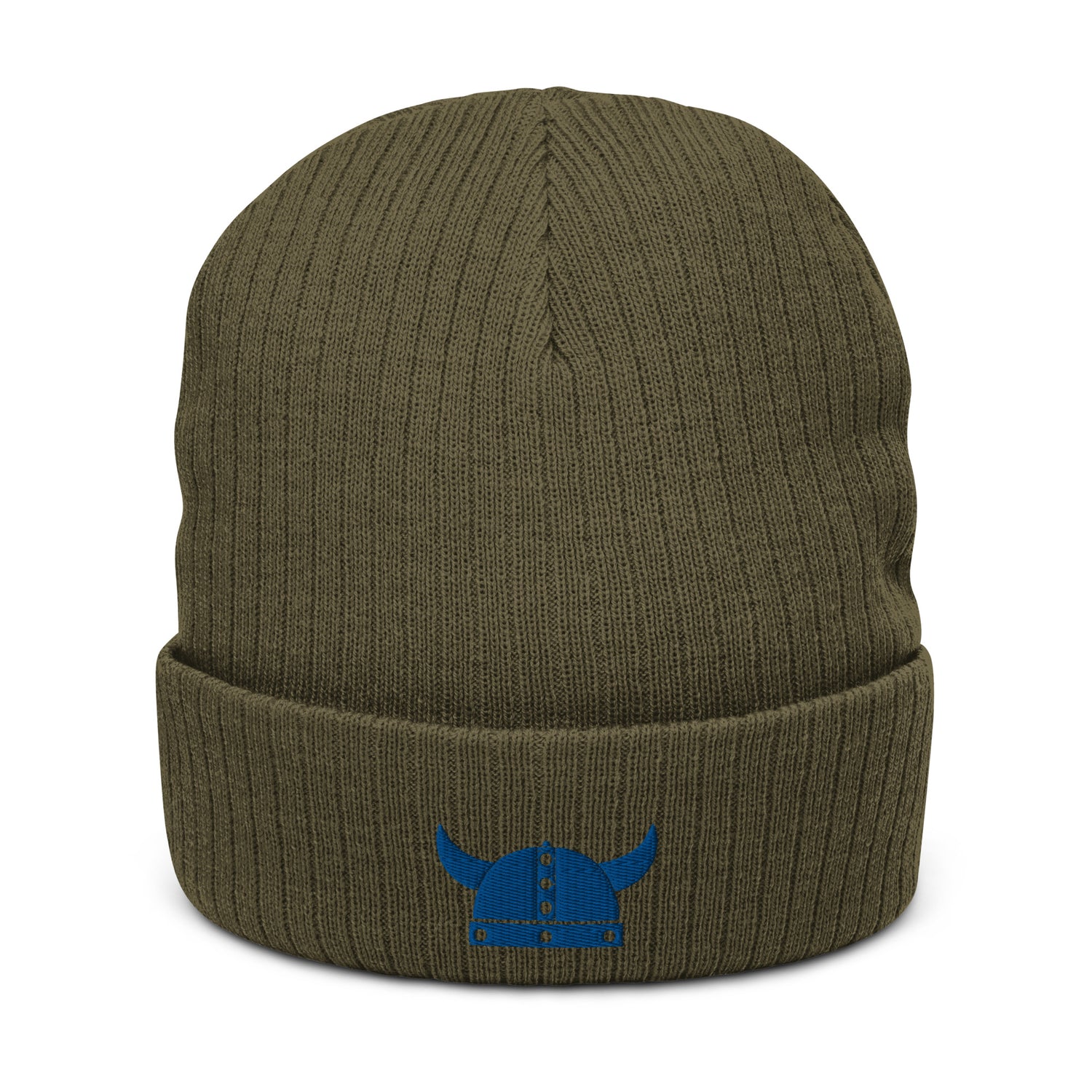 ZV Blue Helm knit beanie - THE ZEN VIKING