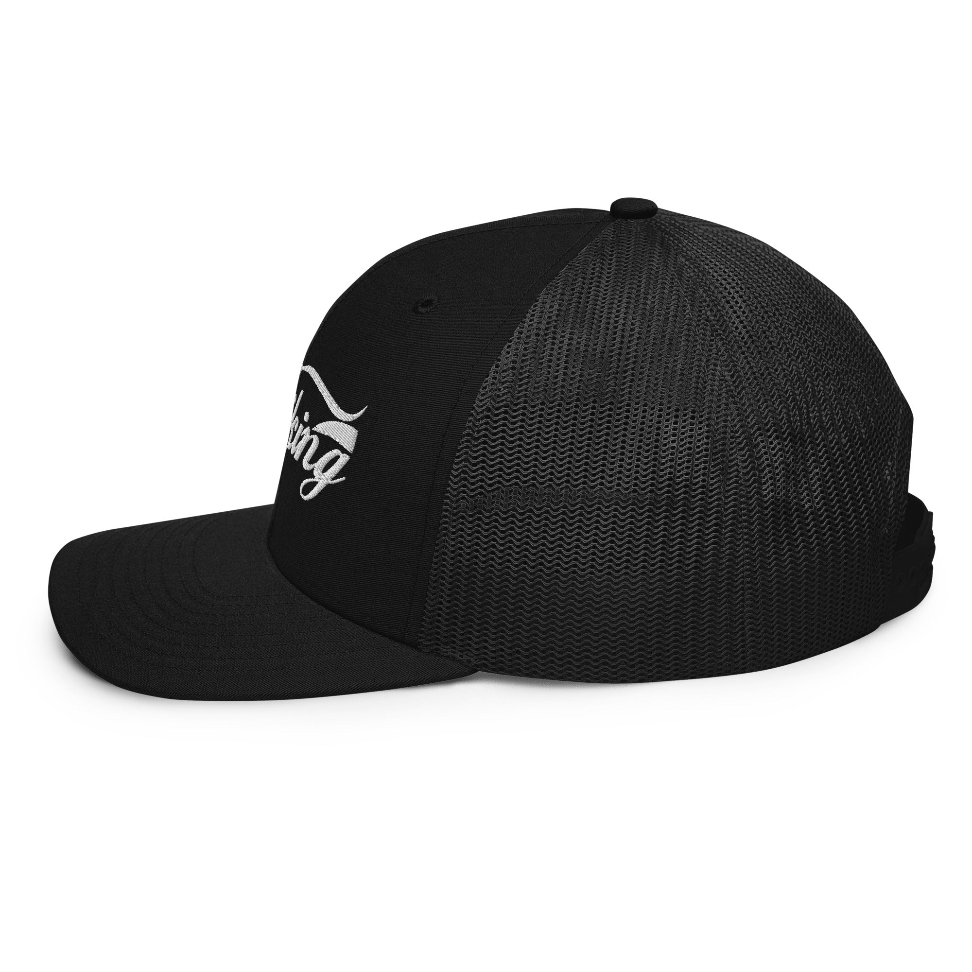 ZV Be More/White Classic Trucker Hat - THE ZEN VIKING