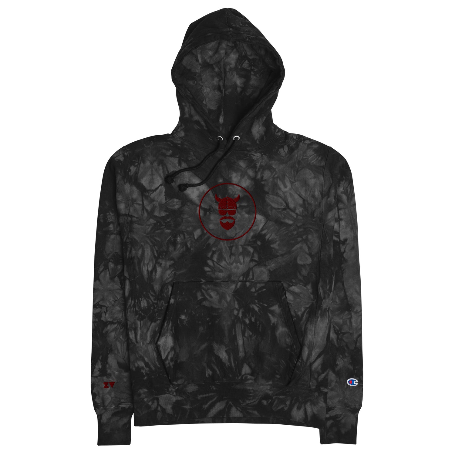 ZV A Champion tie-dye hoodie - THE ZEN VIKING