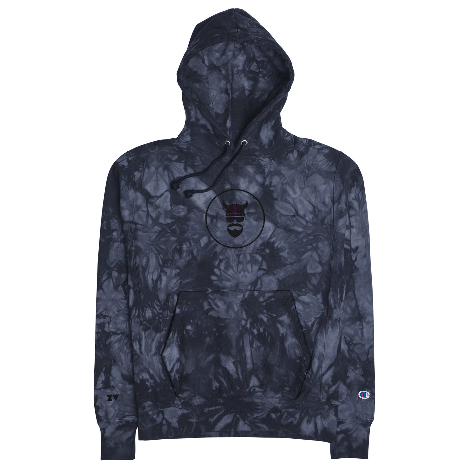 ZV R Champion tie-dye hoodie - THE ZEN VIKING