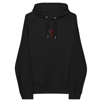 ZV Red Raglan Hoodie - THE ZEN VIKING